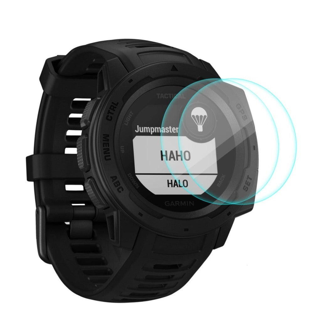 Garmin Instinct Tactical / Garmin Instinct Tide Hærdet Glas Skærmbeskytter - Gennemsigtig#serie_011