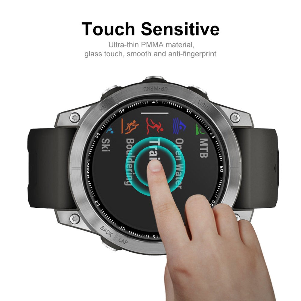 Garmin Fenix 7S Plastik  3D Kurvet Skærmbeskytter - Gennemsigtig#serie_192