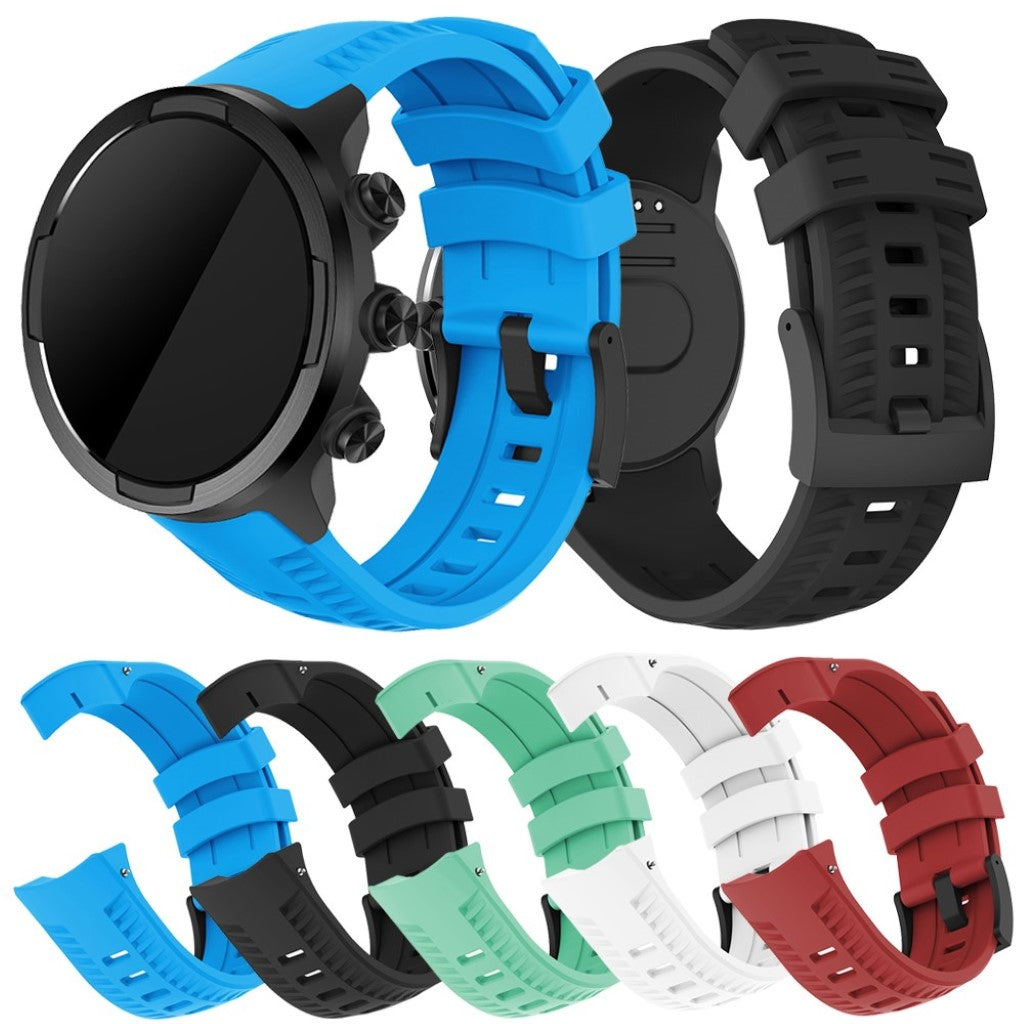 Eminent Universal Suunto Silikone Rem - Blå#serie_5