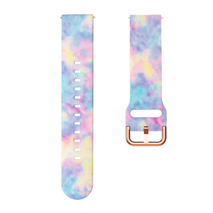 22mm Universal cool pattern silicone watch strap - Candy Color#serie_25