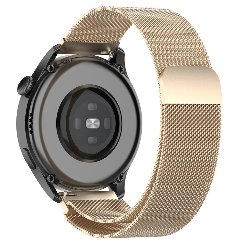 22mm Universal milanese stainless steel watch strap - Champagne Gold#serie_1