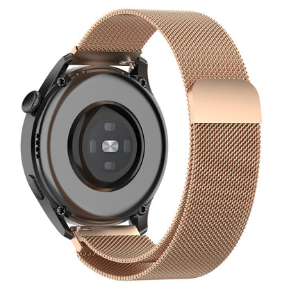22mm Universal milanese stainless steel watch strap - Rose Gold#serie_4