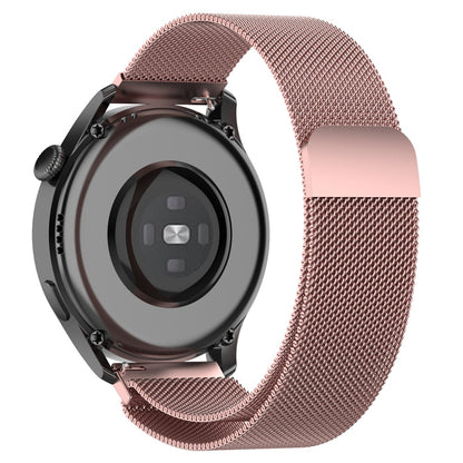 22mm Universal milanese stainless steel watch strap - Rose Pink#serie_5