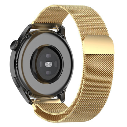 22mm Universal milanese stainless steel watch strap - Gold#serie_6