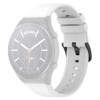 22mm Universal simple silicone watch strap - White#serie_2