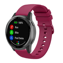 20mm Universal solid color silicone watch strap - Fuchsia#serie_1