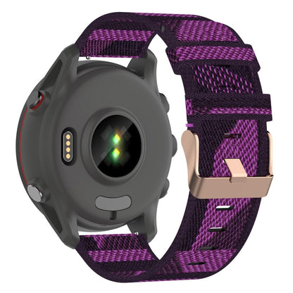20mm Universal nylon watch strap - Purple Stripe#serie_2