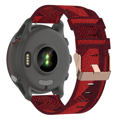 20mm Universal nylon watch strap - Red Stripe#serie_5