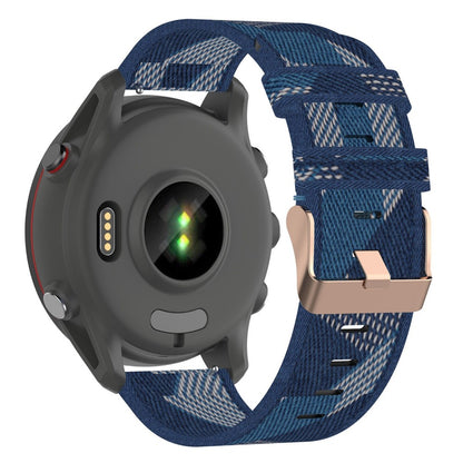 20mm Universal nylon watch strap - Blue Stripe#serie_7