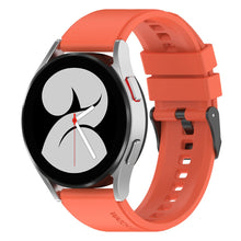 20mm Universal silicone watch strap - Orange#serie_2