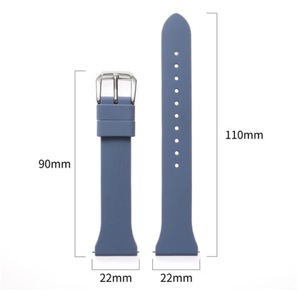 Smuk Universal Silikone Urrem - Sølv#serie_8