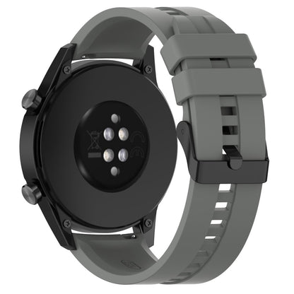22mm Universal silicone watch strap - Grey#serie_7