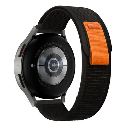 20mm Universal nylon trail loop watch strap - Black#serie_2