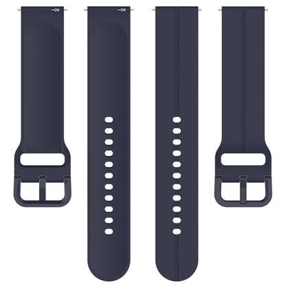 Meget Flot Silikone Universal Rem passer til Smartwatch - Blå#serie_4
