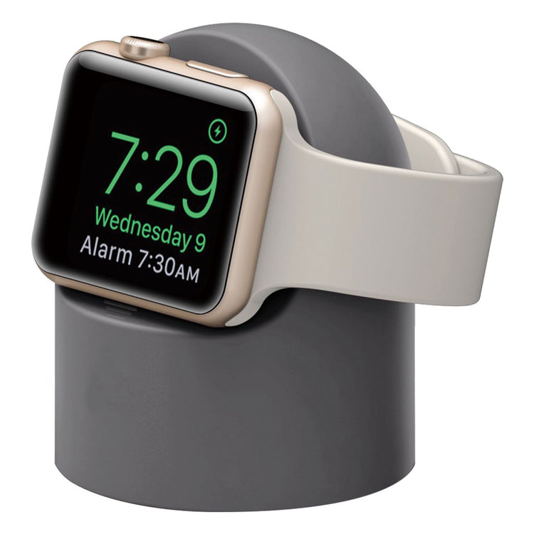 Apple Watch Series 1-3 38mm / Apple Watch Series 1-3 42mm Plastik Holder - Sølv#serie_3