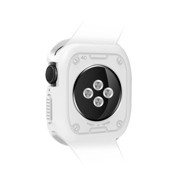 Apple Watch Series 7 41mm  Silikone Bumper  - Hvid#serie_2