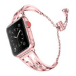 Davvero Bello Apple Watch Series 7 41mm Metallo E Strass Cinturino