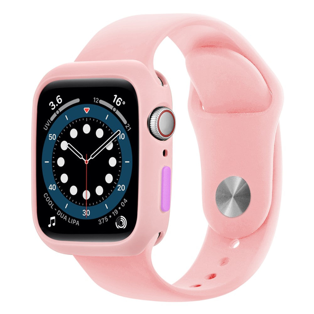 Apple Watch Series 7 41mm  Silikone Bumper  - Pink#serie_11