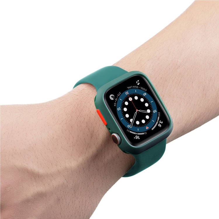 Apple Watch Series 7 41mm  Silikone Bumper  - Grøn#serie_15