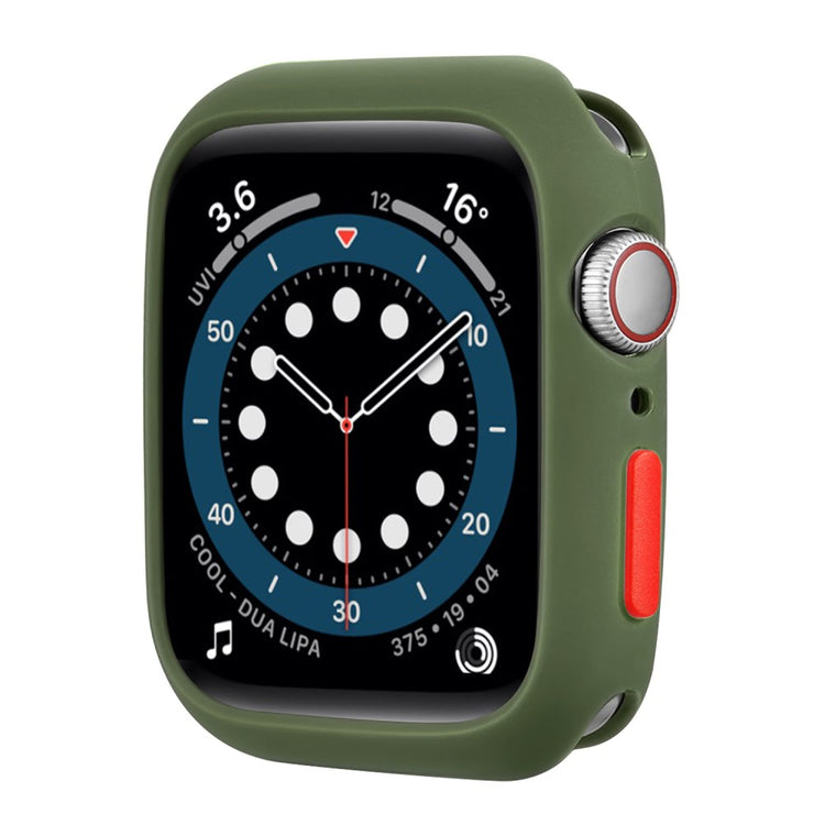 Apple Watch Series 7 41mm  Silikone Bumper  - Grøn#serie_16