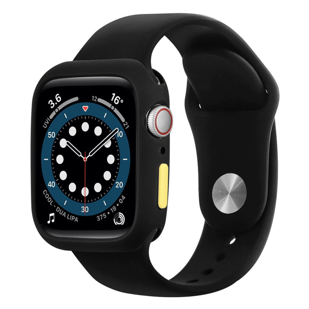 Apple Watch Series 7 41mm  Silikone Bumper  - Sort#serie_3