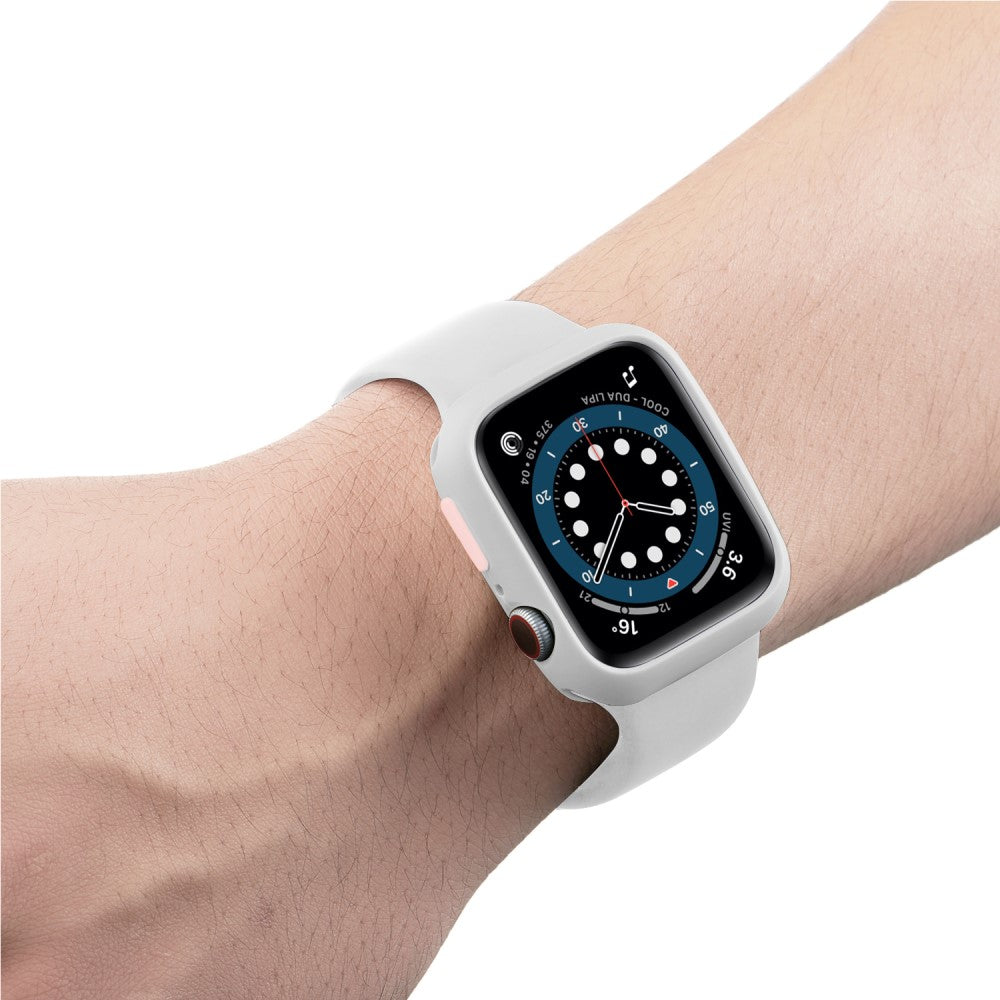 Apple Watch Series 7 41mm  Silikone Bumper  - Hvid#serie_6