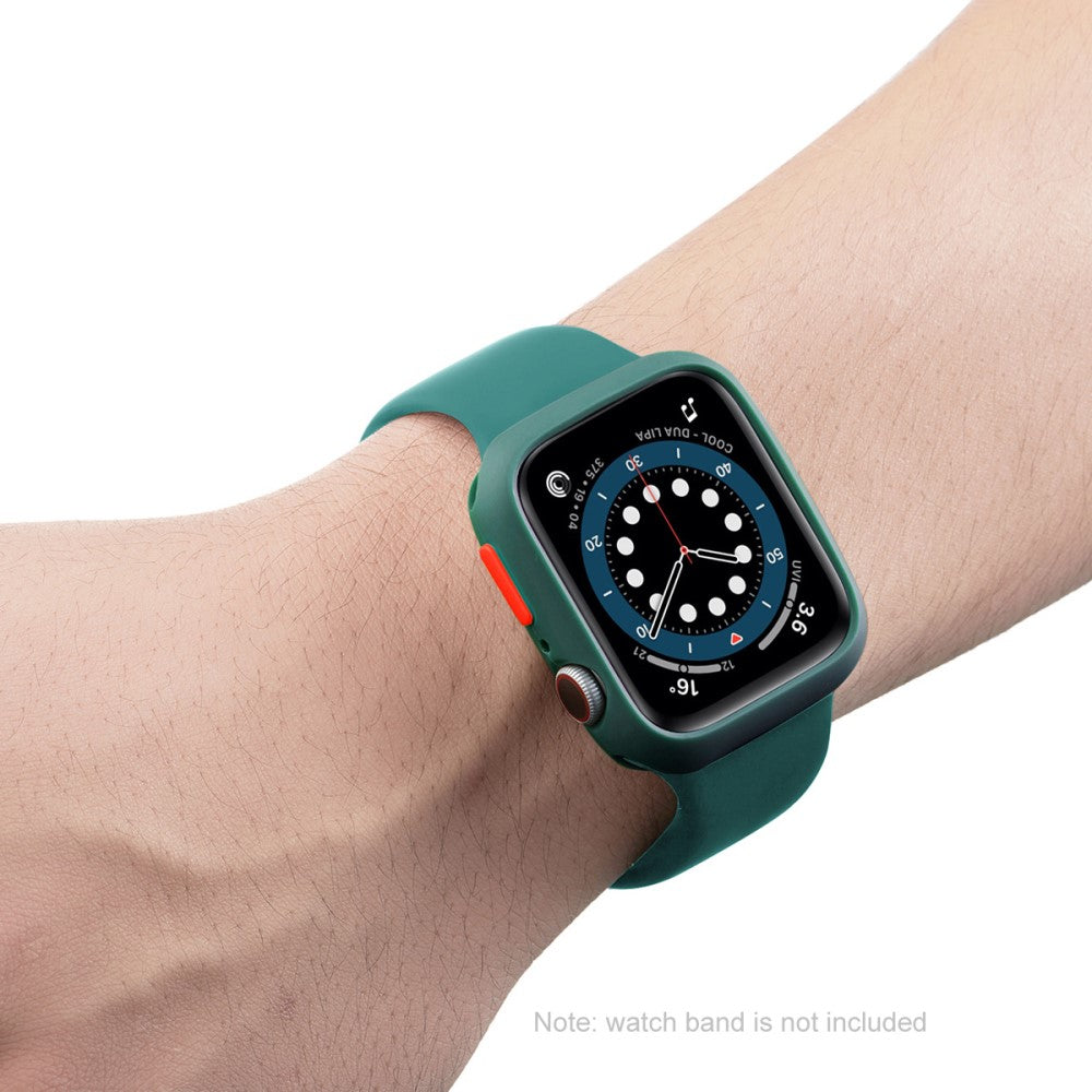 Vildt Fed Apple Watch Series 7 41mm Cover med Skærmbeskytter i Silikone - Rød#serie_5