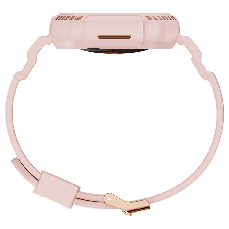 Apple Watch Series 7 41mm Silikone Cover med Rem - Pink#serie_2