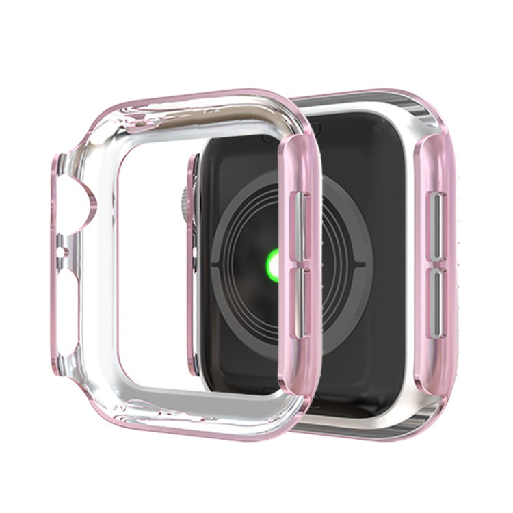 Apple Watch Series 7 41mm  Plastik og Rhinsten Bumper  - Pink#serie_1