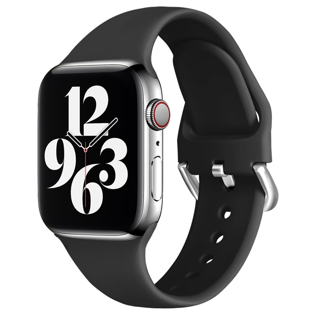 Yndigt Apple Watch Series 7 41mm Silikone Rem - Sort#serie_3