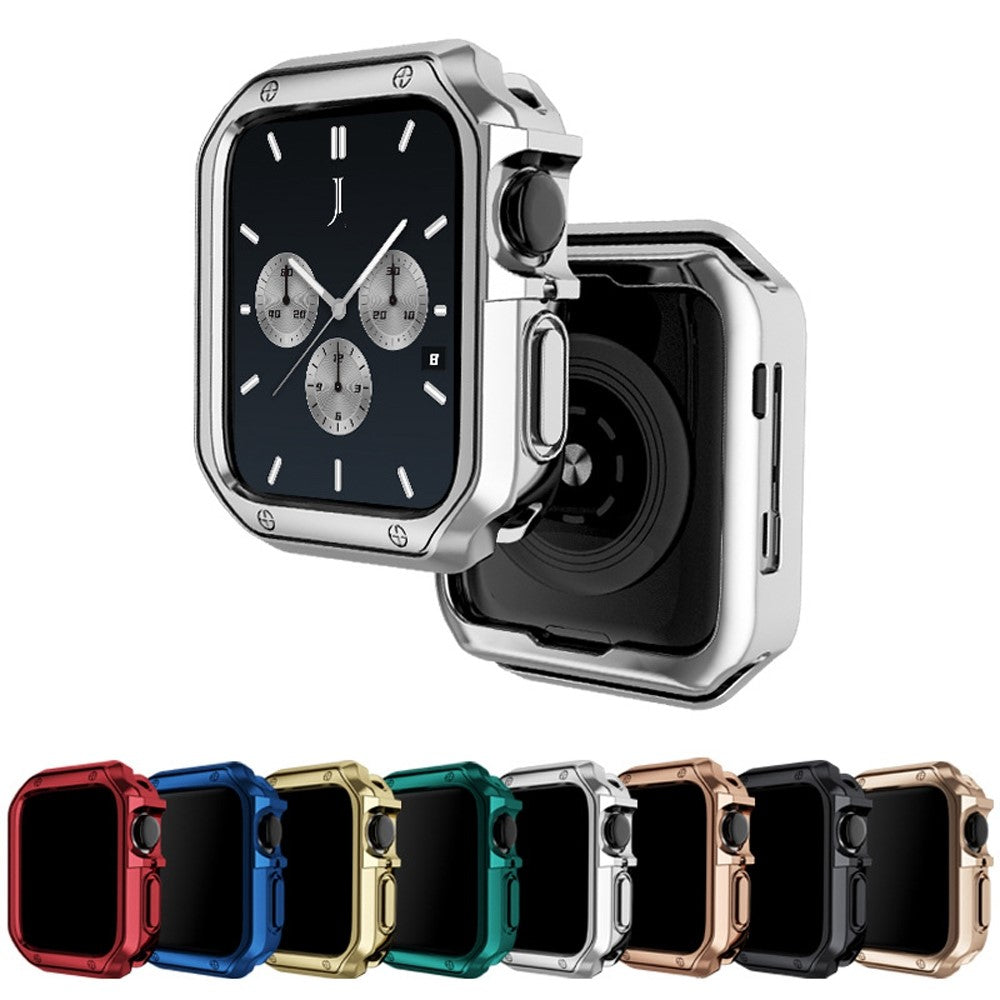 Apple Watch Series 7 41mm  Silikone Bumper  - Rød#serie_3