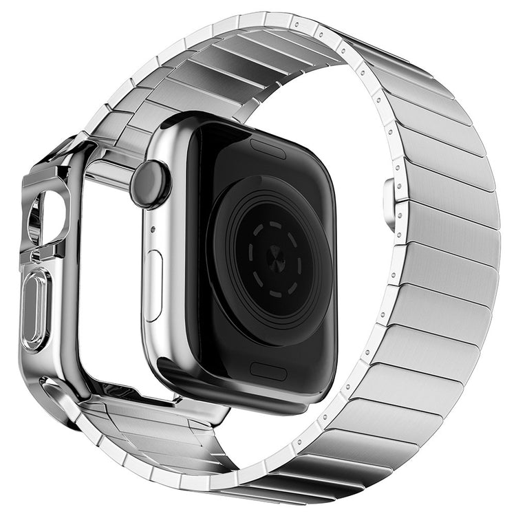 Apple Watch Series 7 41mm  Silikone Bumper  - Blå#serie_5