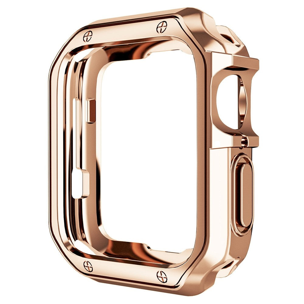 Apple Watch Series 7 41mm  Silikone Bumper  - Guld#serie_8