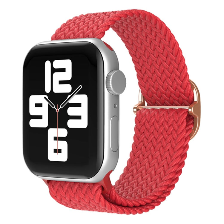 Vildt skøn Apple Watch Series 7 41mm Stof Urrem - Rød#serie_4