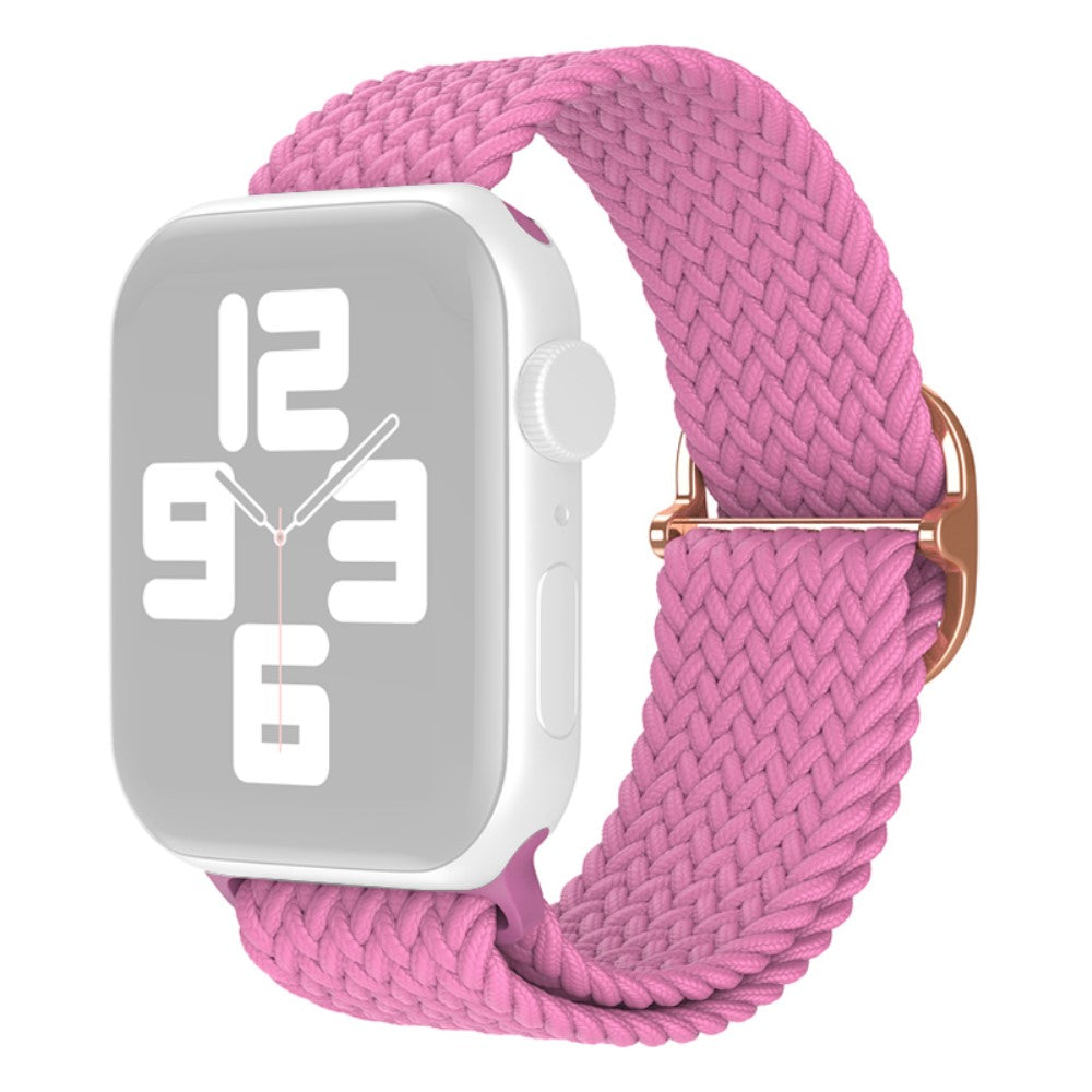 Rigtigt elegant Apple Watch Series 7 41mm Nylon Rem - Pink#serie_9