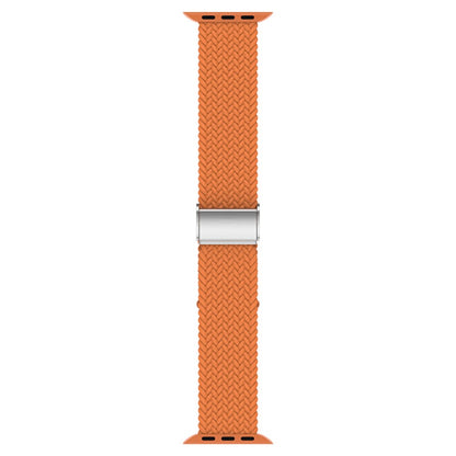Helt vildt fantastisk Apple Watch Series 7 41mm Stof Urrem - Orange#serie_9