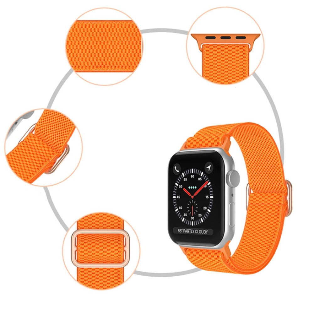 Mega fint Apple Watch Series 7 41mm Stof Urrem - Flerfarvet#serie_12