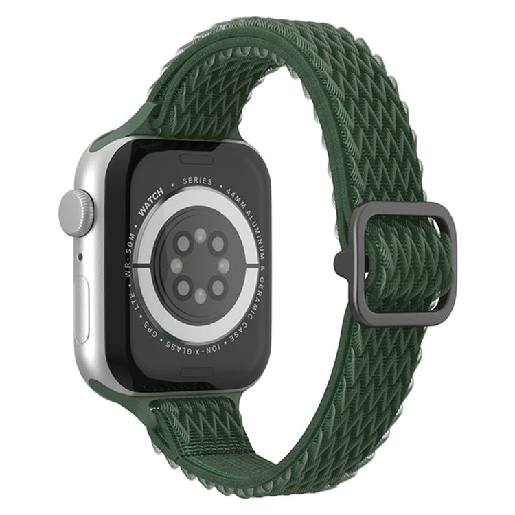 Vildt flot Apple Watch Series 7 41mm Nylon Rem - Grøn#serie_6