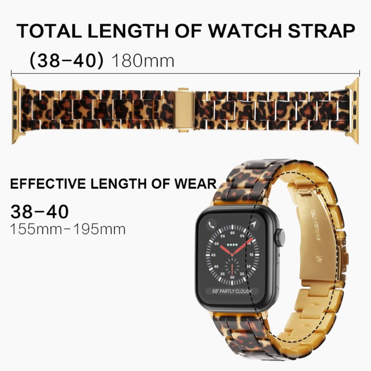 Helt vildt skøn Apple Watch Series 7 41mm  Urrem - Grøn#serie_25