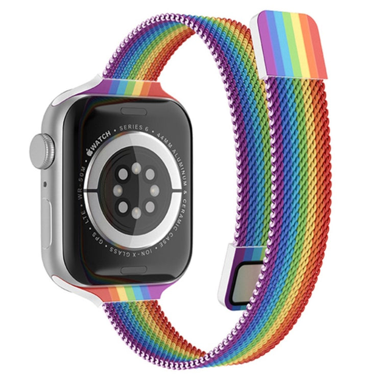 Meget komfortabel Apple Watch Series 7 41mm Metal Rem - Flerfarvet#serie_2