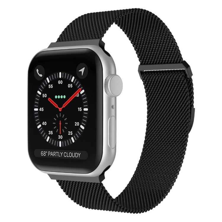 Rigtigt smuk Apple Watch Series 7 41mm Metal Urrem - Sort#serie_1