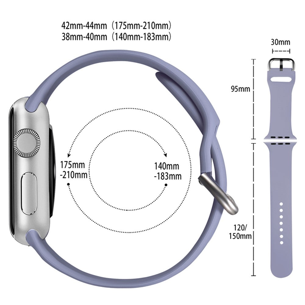 Rigtigt fed Universal Apple Silikone Urrem - Grøn#serie_3