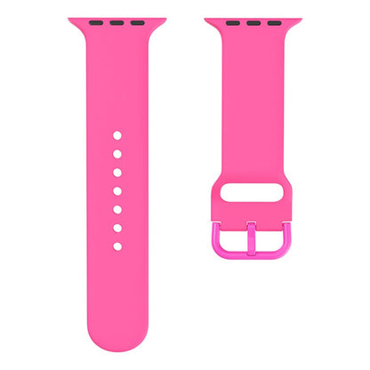 Rigtigt fed Universal Apple Silikone Urrem - Pink#serie_9