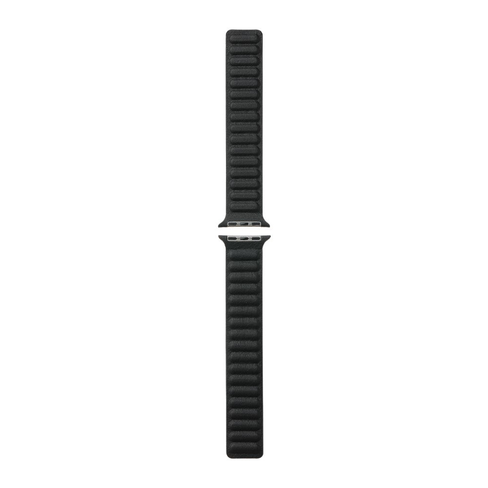 Helt vildt holdbart Universal Apple Ægte læder Urrem - Sort#serie_6