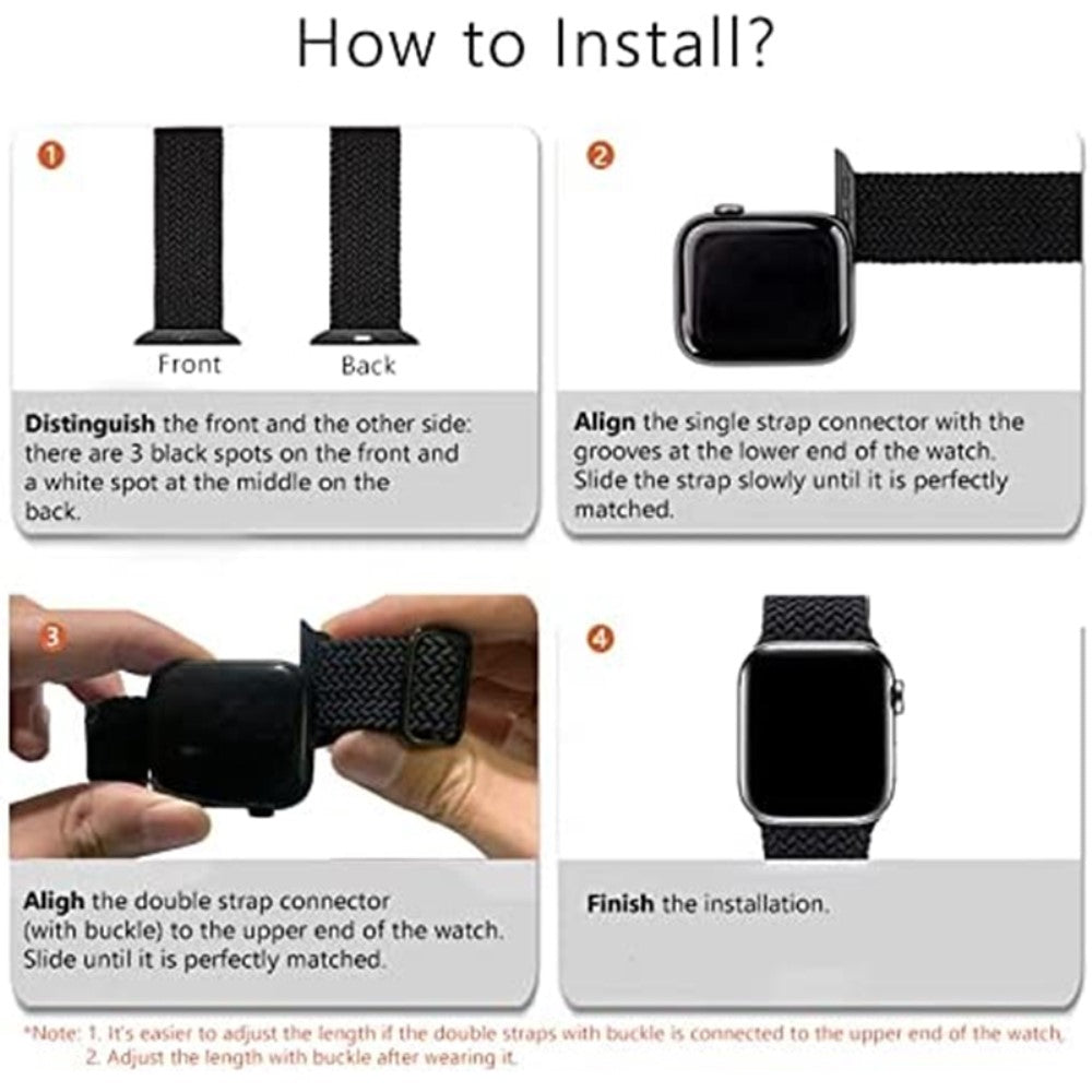 Stilren Universal Apple Nylon Rem - Flerfarvet#serie_5