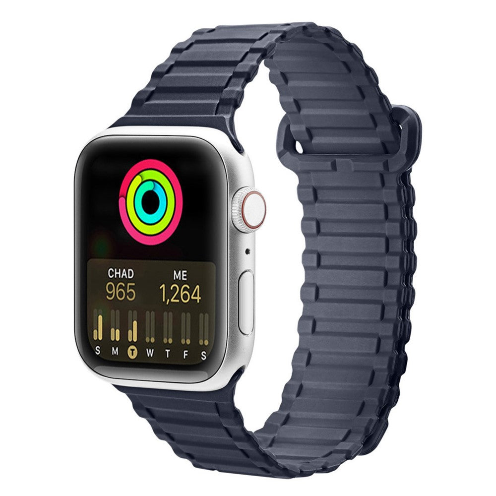 Tidsløst Universal Apple Silikone Rem - Blå#serie_4