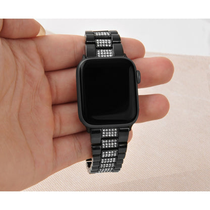 Helt vildt slidstærk Universal Apple Metal og Rhinsten Rem - Sort#serie_3