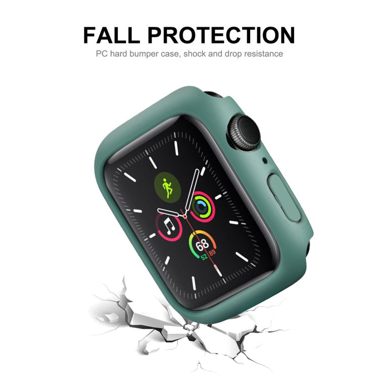 Godt Apple Watch Series 7 45mm Cover med Skærmbeskytter i Hærdet Glas - Grøn#serie_1