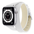Elegante Apple Watch Series 7 45mm Vera Pelle Cinturino