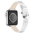 Bracelet en cuir véritable à la mode pour l'Apple Watch Series 7 45mm.